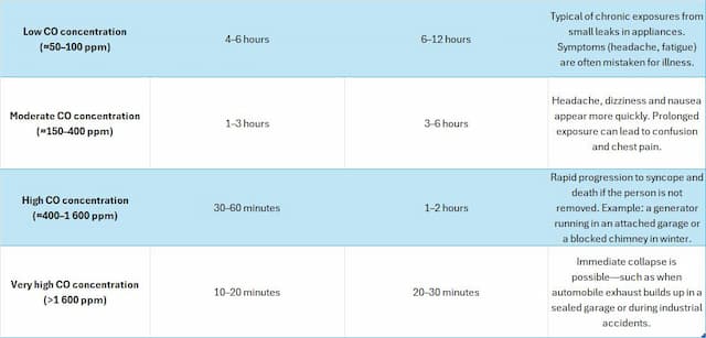 Time Is Toxic: How Long Does It Take for Carbon Monoxide Poisoning to Kick In? Onset, Progression and Prevention