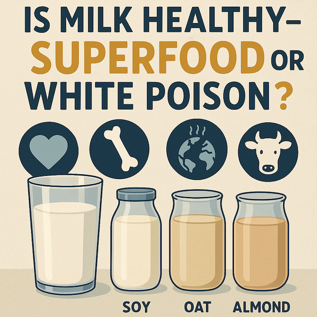 Is Milk Healthy – Superfood, White Poison, or Something In Between?