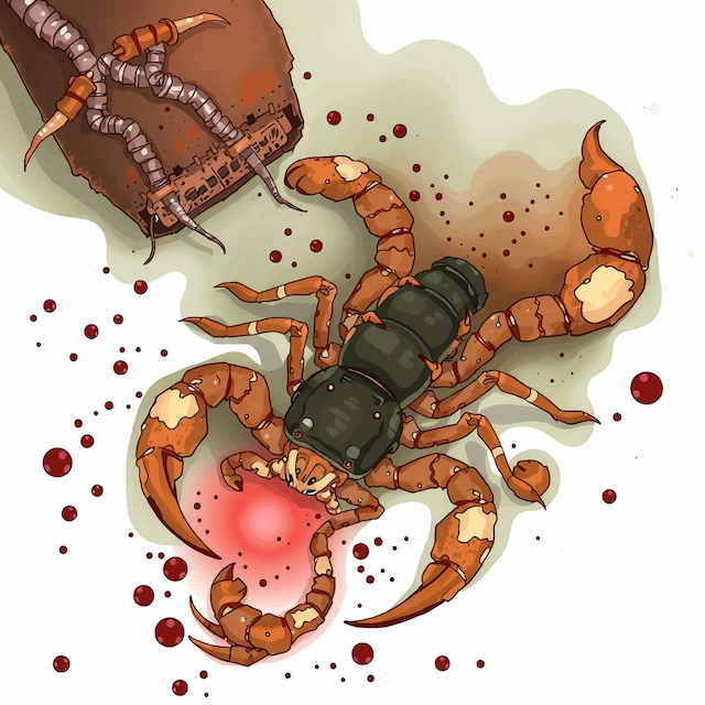 Study on scorpion envenomation in children (0-11 years) in Brazil, analyzing clinical outcomes, risk factors, and hospitalization rates from 2017-2022. Tityus serrulatus was the most common species, with young children and delayed treatment at higher risk