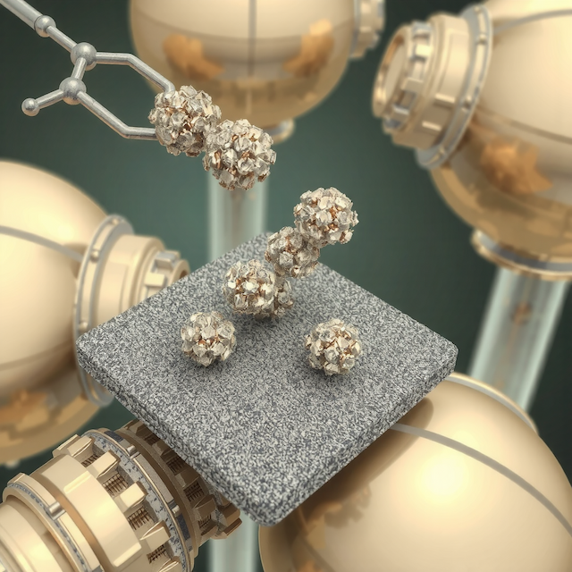 Oxygen spillover on supported Pt-cluster for anti-CO-poisoning hydrogen oxidation.