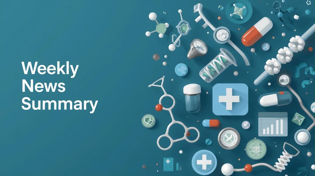 Cover image for Weekly Poisoning News Summary,  depicting toxicology, chemicals, medical icons and public health theme.