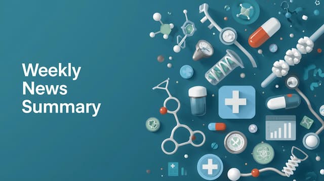 Cover image for Weekly Poisoning News Summary,  depicting toxicology, chemicals, medical icons and public health theme.